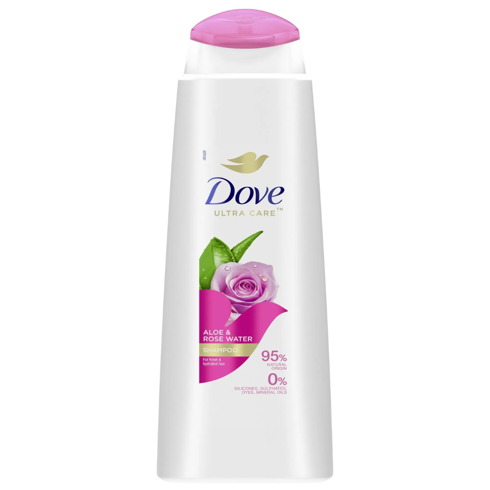 Dove šampon 400 ml Aloe & Rose Water