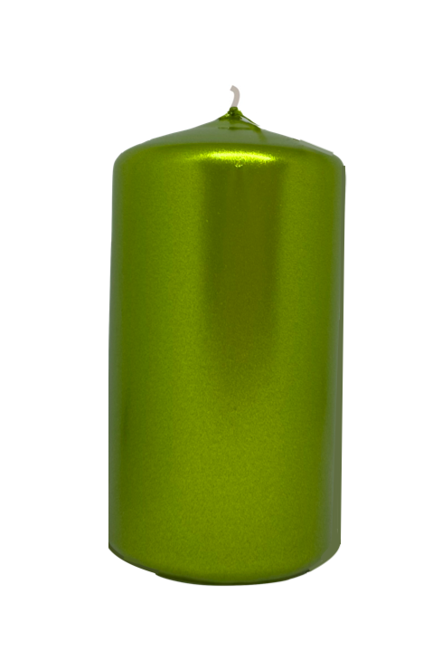 Z-trade svíčka válec 1 ks 55x100 mm metalická olivová