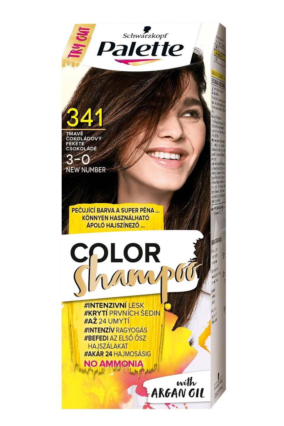 Palette Color Shampoo 3-0 (341) tmavě čokoládový