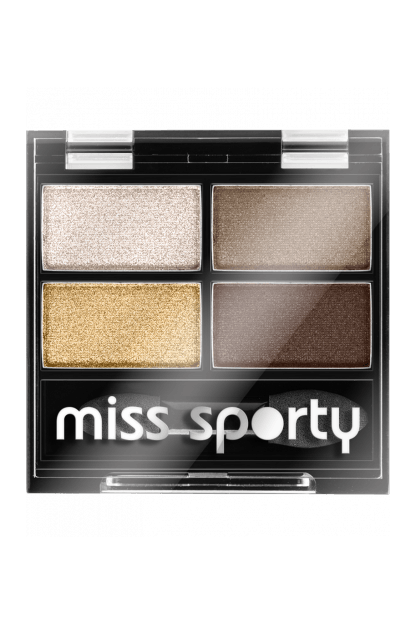 Miss Sporty oční stíny Colour Quattro 3,2 g 413 100% Golden