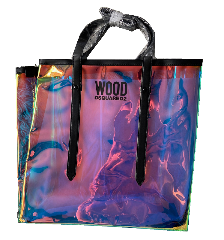 Dsquared2 ta ka Wood Tote Mirroring bag LacinaDrogerie.cz