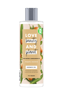 Love Beauty and Planet sprchový gel 500 ml Shea Butter & Sandalwood Oil