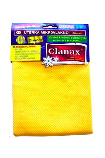 Clanax utěrka z mikrovlákna 40 x 40 cm Diamant