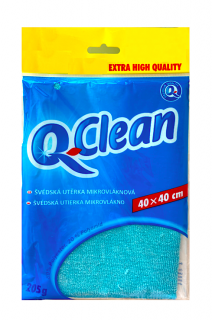 Q-Clean švédská utěrka 40 x 40 cm Mikrovláknová