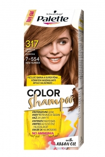 Palette Color Shampoo 7-554 (317) oříškově plavý