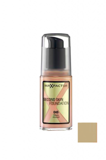 Max Factor make-up 30 ml Second Skin Foundation 45 Warm Almond
