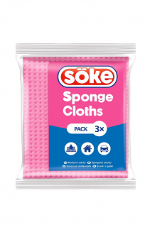 Söke houbové utěrky 3 ks Sponge Cloths