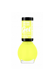 Miss Sporty lak na nehty 7 ml Color Gel Shine 572 neonově žlutý