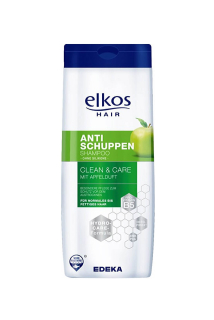 Elkos Hair šampon proti lupům 300 ml Anti-schuppen Clean & Care