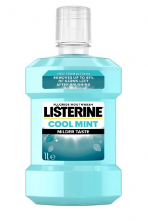 Listerine ústní voda 1000 ml Cool Mint - Milder Taste