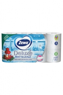 Zewa toaletní papír 8 ks Deluxe Winter Wonderland 3-vrstvý