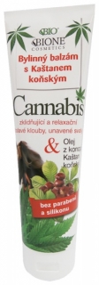 Bione Cosmetics Cannabis s Kaštanem koňským - bylinný balzám 300 ml