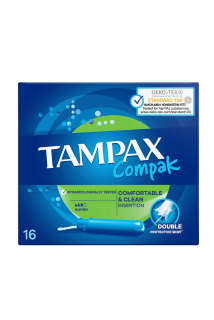 Tampax Compak tampony s aplikátorem 16 ks Super