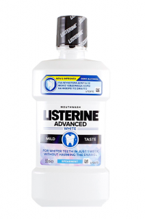 Listerine ústní voda 500 ml Advanced White