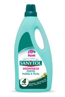 Sanytol čistič na podlahy a plochy 1 l Limetka - 4 Účinky