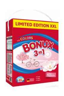Bonux 3v1 prací prášek 85 dávek Color Magnolia 6,375 kg