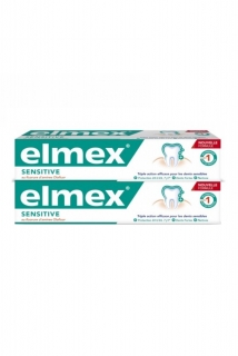 Elmex zubní pasta 2 x 75 ml Sensitive (EXP 07/2022)