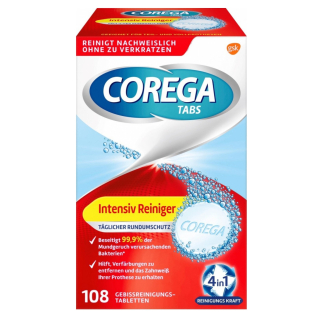 Corega Tabs 108 tablet Intensiv Reiniger