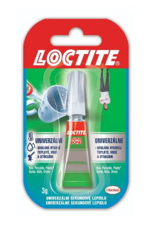 Loctite Super Bond Universal 3 g univerzální vteřinové lepidlo