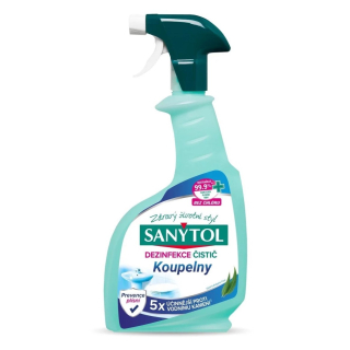 Sanytol dezinfekční čistič na koupelny 500 ml vůně Eukalyptu