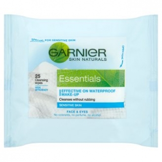 Garnier Skin Naturals Essentials odličovací ubrousky 25 ks