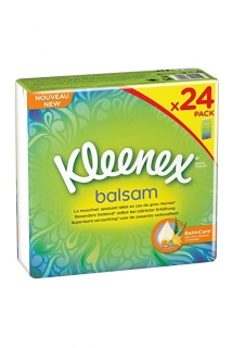 Kleenex papírové kapesníčky 24x9 ks 4-vrstvé Balsam