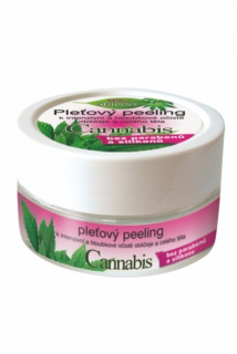 Bione Cosmetics pleťový peeling 200 g Cannabis