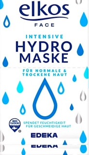 Elkos Face pleťová maska 2 ks Intenzivní hydratace