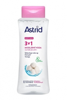 Astrid micelární voda 400 ml Soft skin 3v1