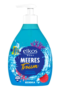 Elkos Body tekuté mýdlo s dávkovačem 500 ml Mořský sen