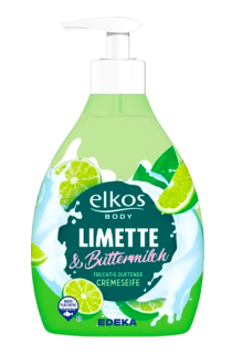 Elkos Body tekuté mýdlo s dávkovačem 500 ml Limetka & Podmáslí