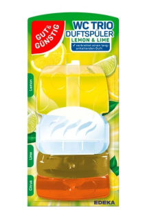 Gut & Günstig WC závěs tekutý 3 ks Lemon & Lime