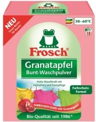 Frosch prací prášek 18 dávek Color Granatapfel 1,35 kg POŠKOZENÝ OBAL - AKCE