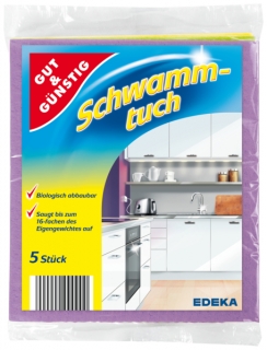 Gut & Günstig houbové utěrky 5 ks