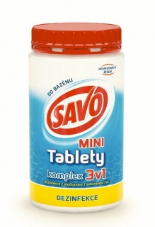 Savo chlorové tablety Mini Komplex 3v1 0,8 kg
