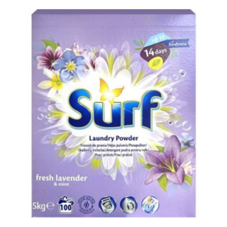 Surf prací prášek 100 dávek Fresh Lavender & Mint 5 kg
