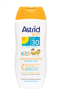 Astrid SUN Kids mléko na opalování SPF30 200 ml