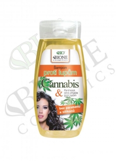 Bione Cosmetics Cannabis šampon proti lupům dámský 250 ml