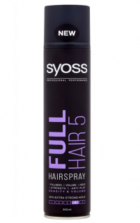 Syoss lak na vlasy 300 ml Full Hair 5 Extra Strong 4