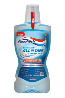 Aquafresh ústní voda 500 ml Fresh mint