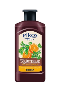Elkos Body bylinná koupel 500 ml Meduňka & pomerančový olej