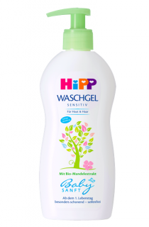 HIPP BabySanft mycí gel na tělo a vlasy 400 ml Sensitiv