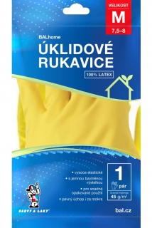 BALhome gumové rukavice M (7,5-8)