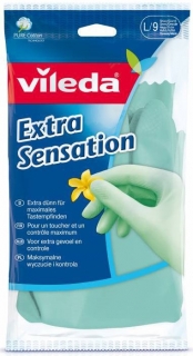 Vileda gumové rukavice Extra Sensation L/9