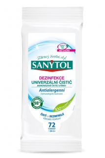 Sanytol dezinfekční čistící utěrky 36 ks Maxi Antialergenní