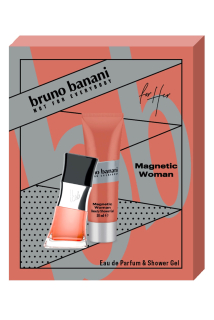 Bruno Banani dárková kazeta Magnetic Woman (EDP 30 ml + sprchový gel 50 ml)