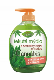 Bione Cosmetics Cannabis mýdlo tekuté s protimikrobiální přísadou 300 ml