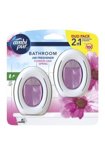Ambi Pur osvěžovač vzduchu Bathroom 2 x 7,5 ml Flower & Spring 