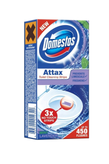 Domestos čistící proužky pro toalety 3x10 g Attax Lavender & Mint
