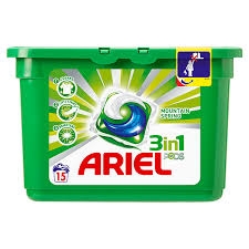 Ariel gelové kapsle 15 ks Mountain Spring 3v1